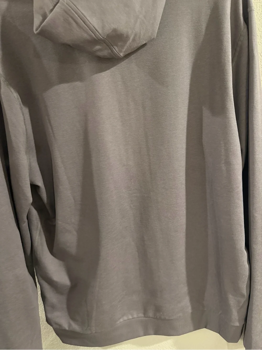 Men's Lightweight Hooded Zip Jacket in Gray